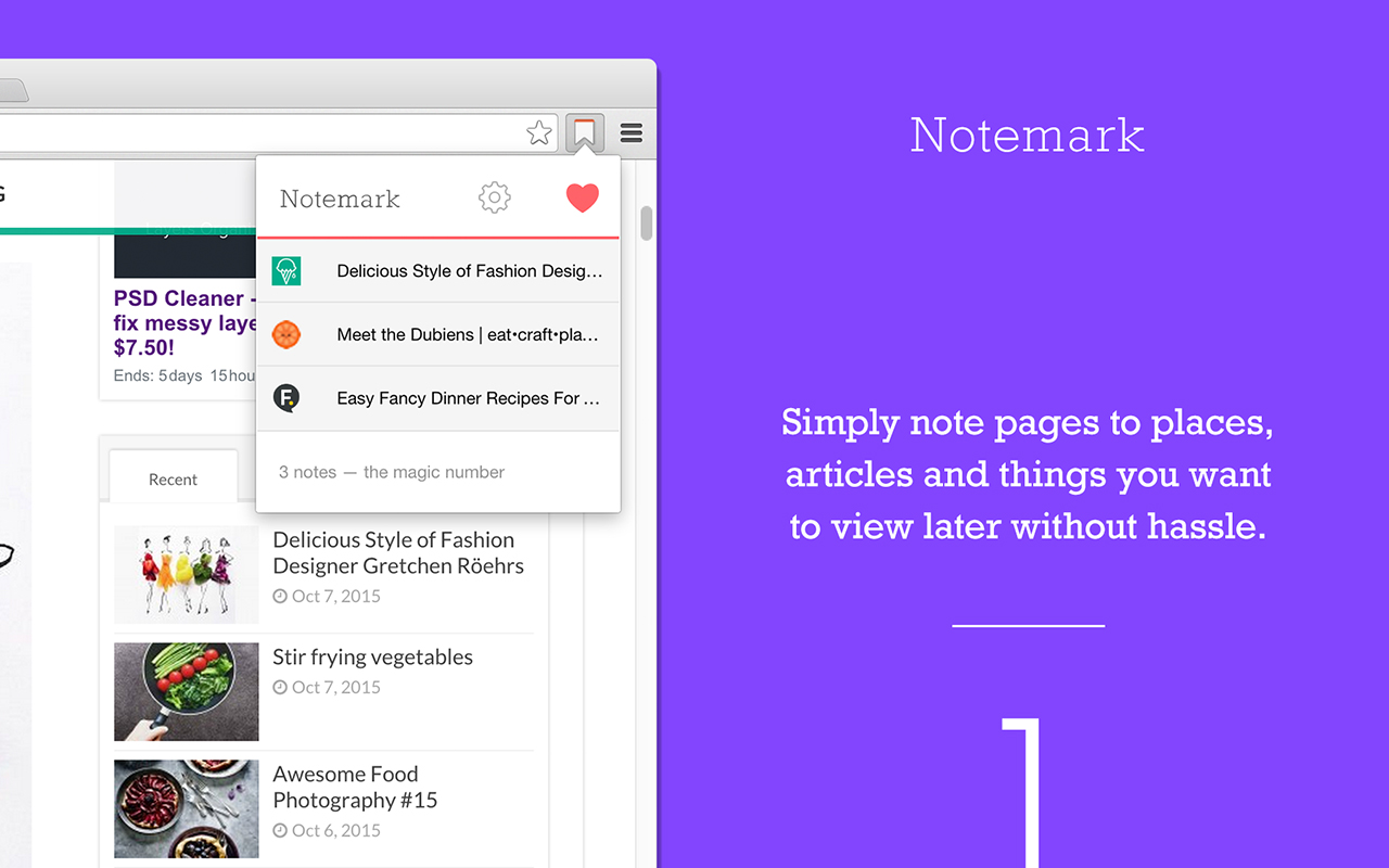 Notemark — Quick note web pages to view later Preview image 3