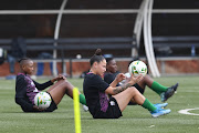 Banyana Banyana players during the Banyana Banyana media open day at SAFA National Technical Centre on September 09, 2021 in Johannesburg.