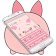 Pink Cute Piggy Theme icon