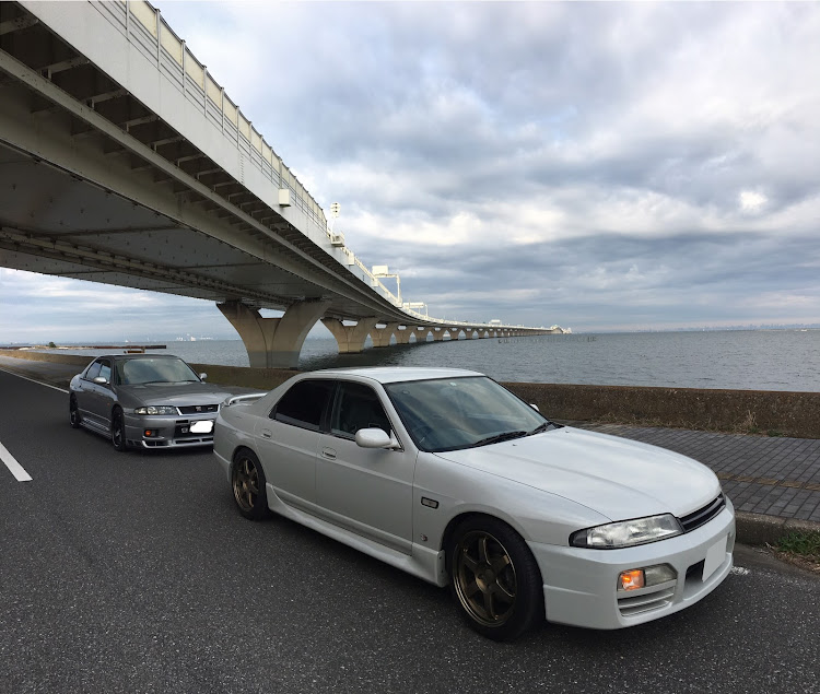 スカイラインの千葉フォルニア・アクアライン・海ほたる・GT-R・BCNR33改に関するカスタム事例の投稿画像8枚目