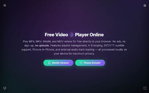 Subtitle Video Player With A-B Loop screenshot 1