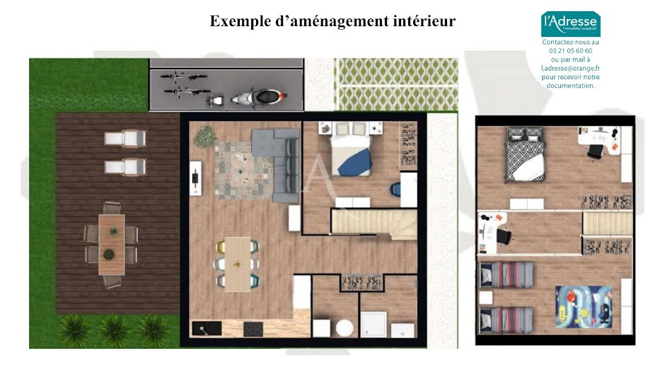 Vente maison 4 pièces 95 m² à Stella (62780), 418 406 €