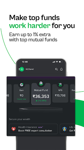 Screenshot ET Money Mutual Fund & SIP App