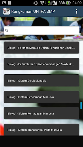 Rangkuman Materi UN IPA SMP