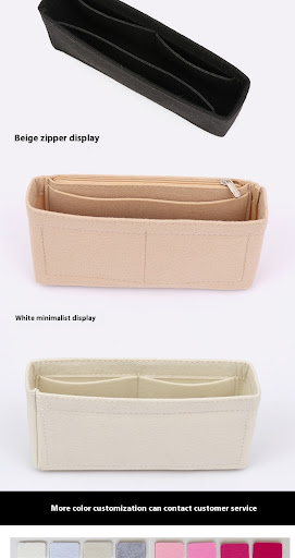 Title 5, Small Middle Bag Liner Felt Inner Storage Bag O...
