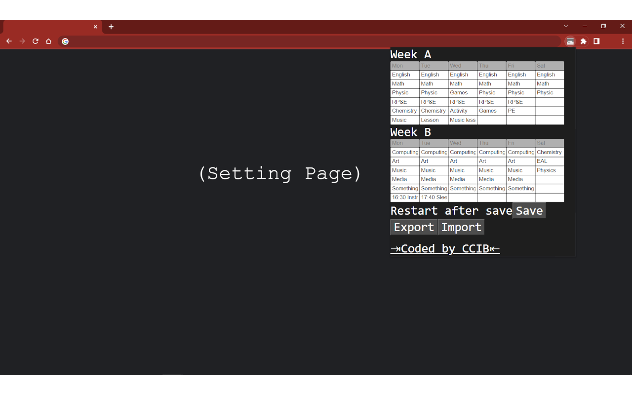 TimeTable Preview image 1