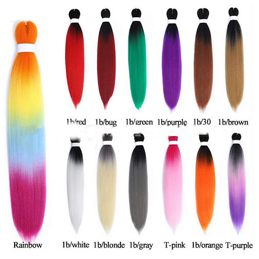 Title 3, EZ Color Dirty Braid Gradient Chemical Fiber Bi...