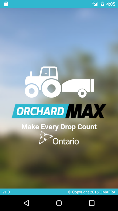 Android application OrchardMAX screenshort