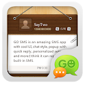 GO SMS Pro Simple Grain popup apk