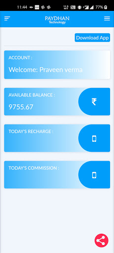 Screenshot Paydhan Recharge