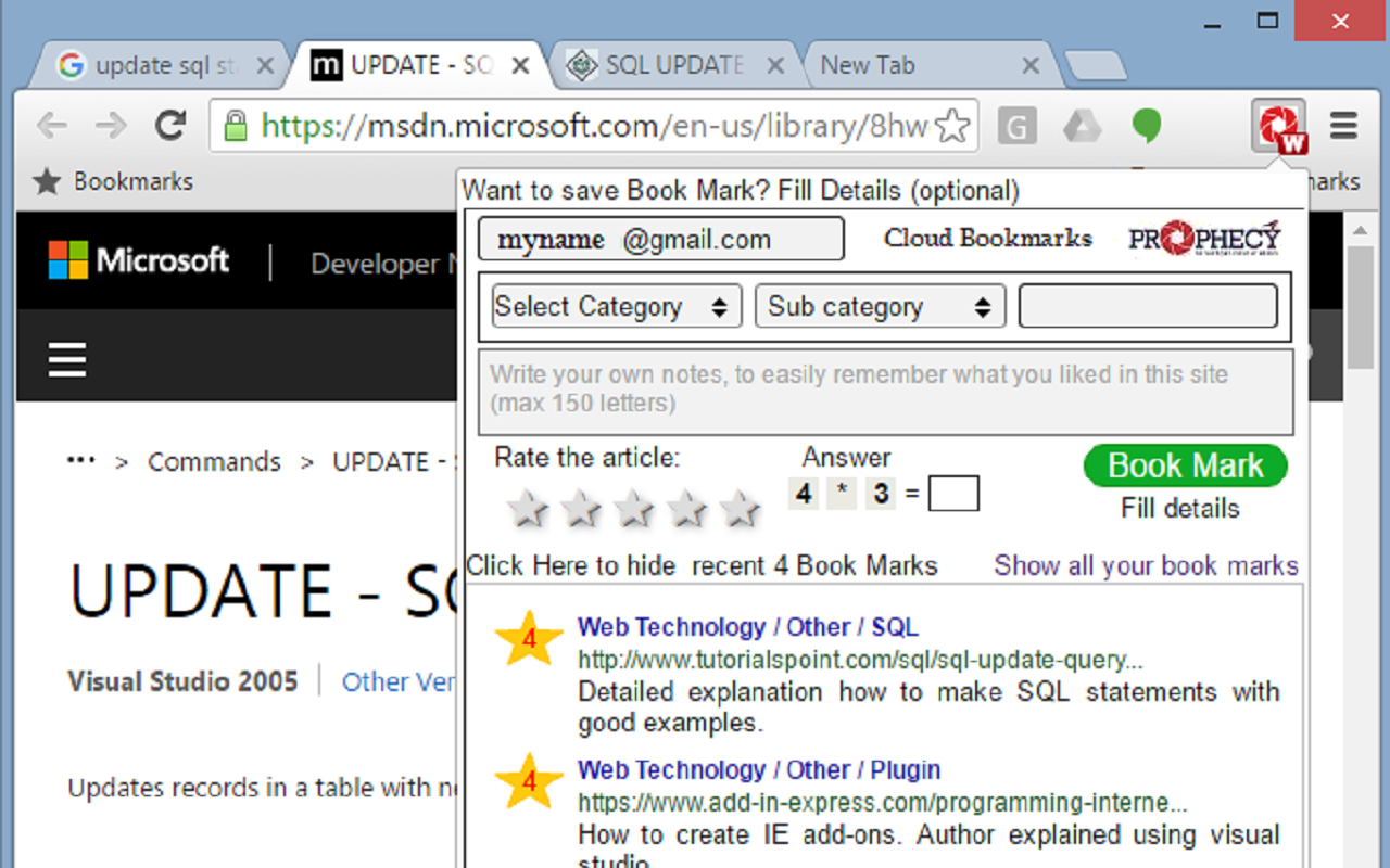 My Cloud Bookmarks Preview image 5