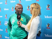 Pitso Mosimane, coach of Mamelodi Sundowns during the 2019 Telkom Knockout final match between Maritzburg United and Mamelodi Sundowns at Moses Mabhida Stadium Durban, on 14 December 2019.