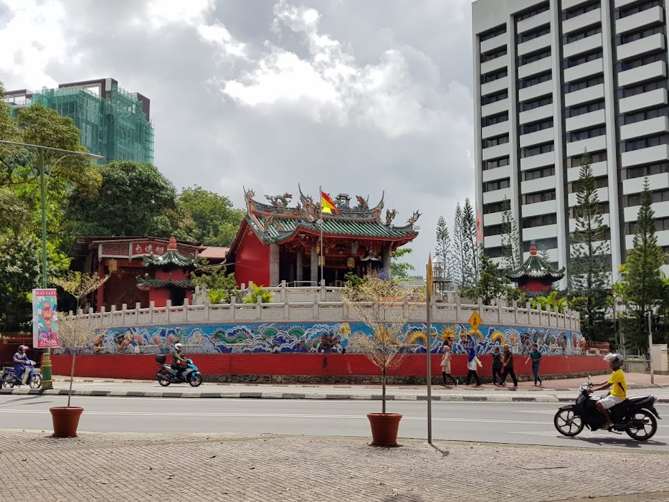 Siew San Teng temple, it is built in the 19th century and believed to be the oldest Chinese temple in Kuching.