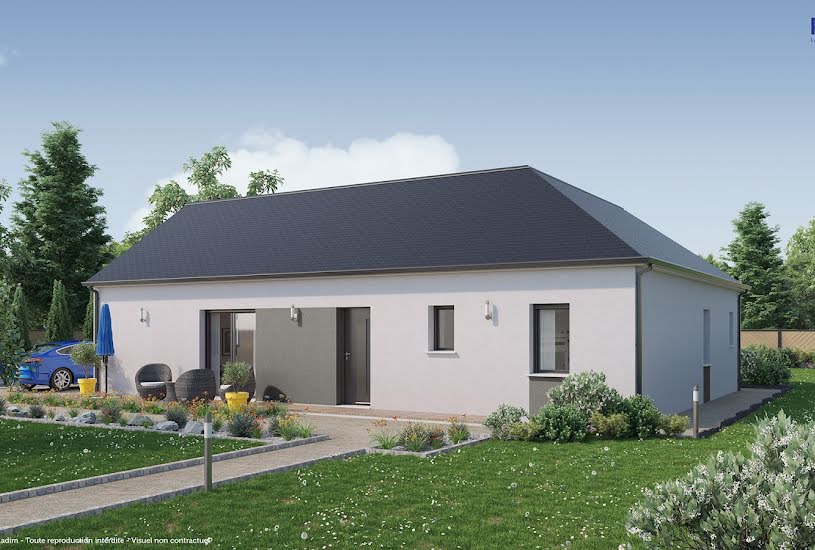  Vente Terrain + Maison - Terrain : 600m² - Maison : 109m² à Beaulieu-lès-Loches (37600) 