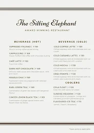 The Sitting Elephant By Hotel Ellbee Ganga View menu 5