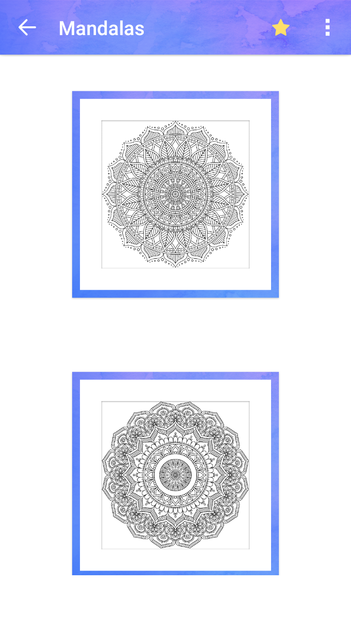 Coloring Book for Mandala Screen 3