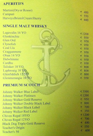 The Anchorage Bar - The Floatel Hotel menu 2