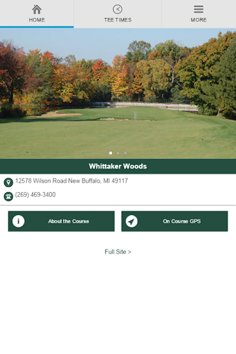 Whittaker Woods Golf Course