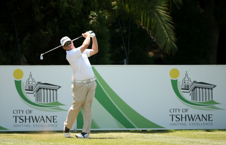 George Coetzee during day 4 of the 2018 Tshwane Open at Pretoria Country Club on March 04, 2018 in Pretoria, South Africa. EDITOR'S NOTE: For free editorial use. Not available for sale. No commercial usage.