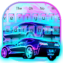 Download Cool Neon Blue Car Keyboard Install Latest APK downloader