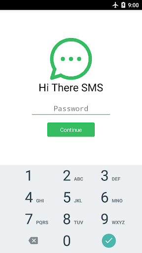 Screenshot SMS text messaging app