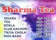 Sharma Tea menu 2