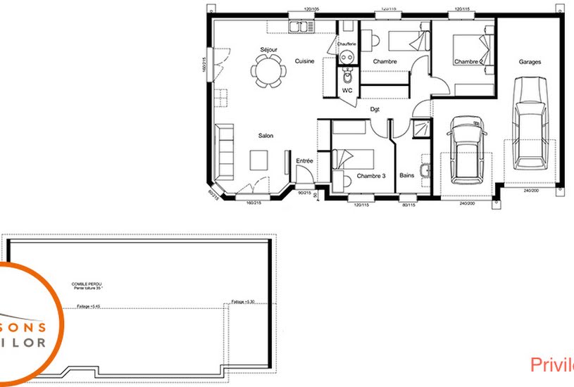  Vente Terrain + Maison - Terrain : 1 000m² - Maison : 91m² à Velet (70100) 