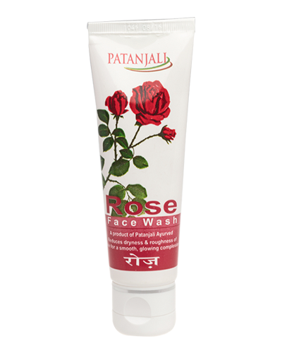 Patanjali Rose Face Wash - 60 gm