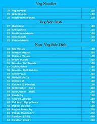 Vaniyambadi Dum Biriyani menu 1