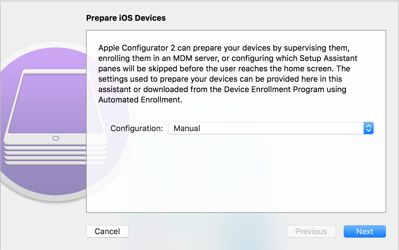 Apple configurator 2.0 マニュアル