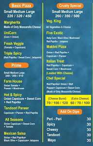 The Food Gallery menu 2