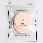 [Công Ty, Tem Phụ] Bông Phấn Ướt Tròn Vacosi Disc Sponge 2 Miếng - Bp03 [Cocolux]