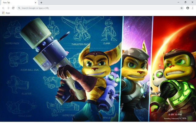 Ratchet and Clank New Tab