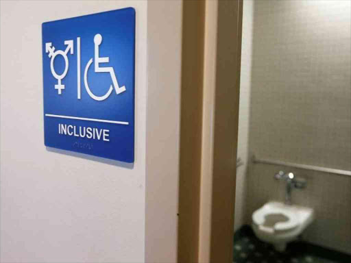 A gender-neutral bathroom is seen at the University of California, Irvine in Irvine, California September 30, 2014. Photo/REUTERS