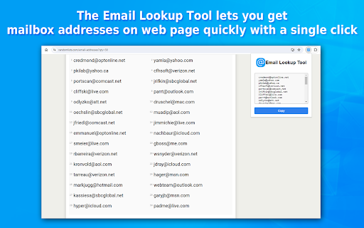 Email Lookup Tool