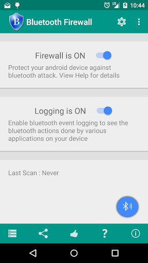 Bluetooth Firewall Trial