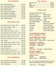 Hotel Shingar menu 3