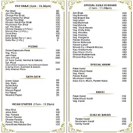 Sai Krupa Dhaba menu 1