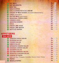 Minarva Restaurant menu 3