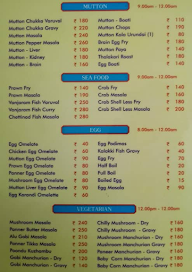 Sri Madurai devar hotel menu 3