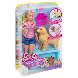 Игровой набор Кукла и собака с новорожденными щенками Barbie за 2 891 руб.