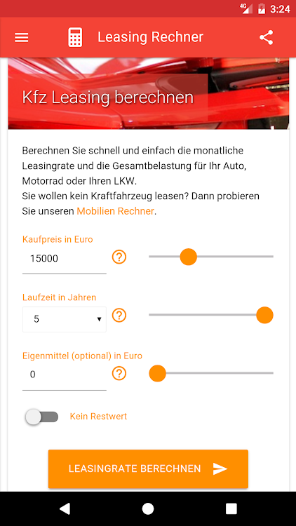 Bank austria leasing rechner