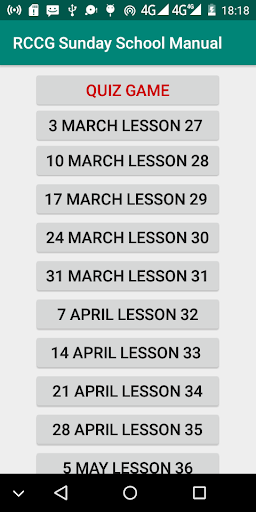 RCCG SUNDAY SCHOOL MANUAL 2020