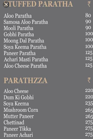 Nikku The Punjabi Paratha menu 1