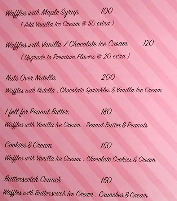 Berrylicious menu 