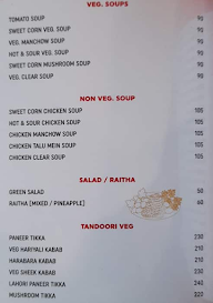 Vandana Gardenia Andhra Hotel menu 6