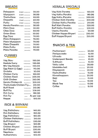 Swad Assal Taste - Authentic Kerala Restaurant menu 1