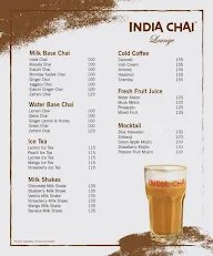 India Chai Lounge menu 2