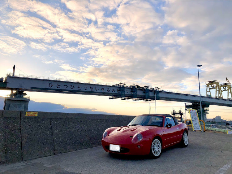 ロードスターの高速道路建設現場コラボ・早起きは三文の得・日の出、朝焼けに関するカスタム事例の投稿画像3枚目