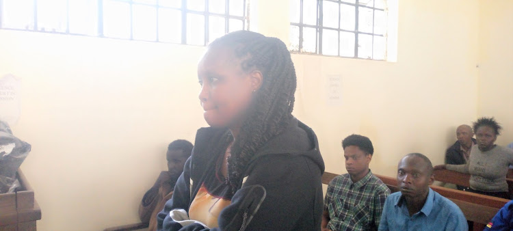 Gladys Wanjiru Mbugua at the Kibera court